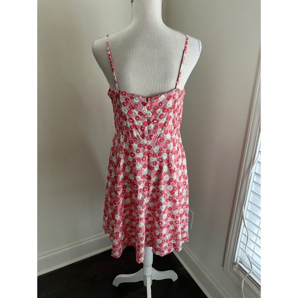 Old Navy Red Pink Strappy Dress Size Large - Picture 2 of 6